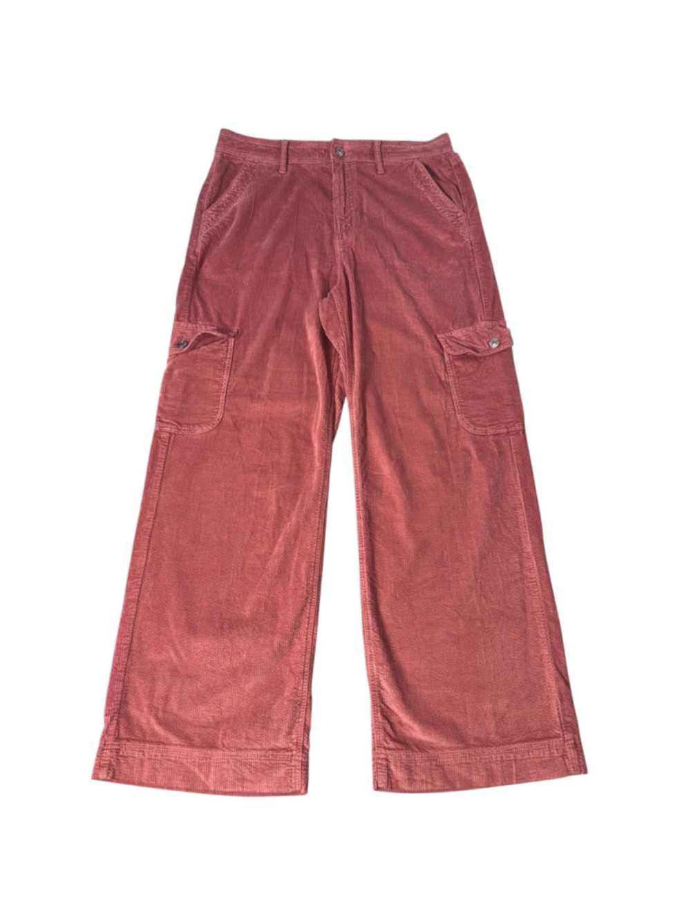American Eagle Super High-Rise Baggy Wide Leg Curdoroy Pant Pink Size 10